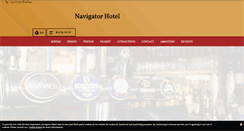 Desktop Screenshot of navigatorhotel.co.uk