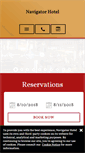 Mobile Screenshot of navigatorhotel.co.uk